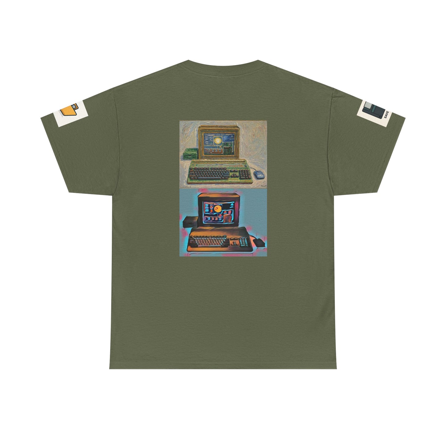 Retro Computer Tee — Vintage PC Graphic T‑Shirt for Tech Lovers