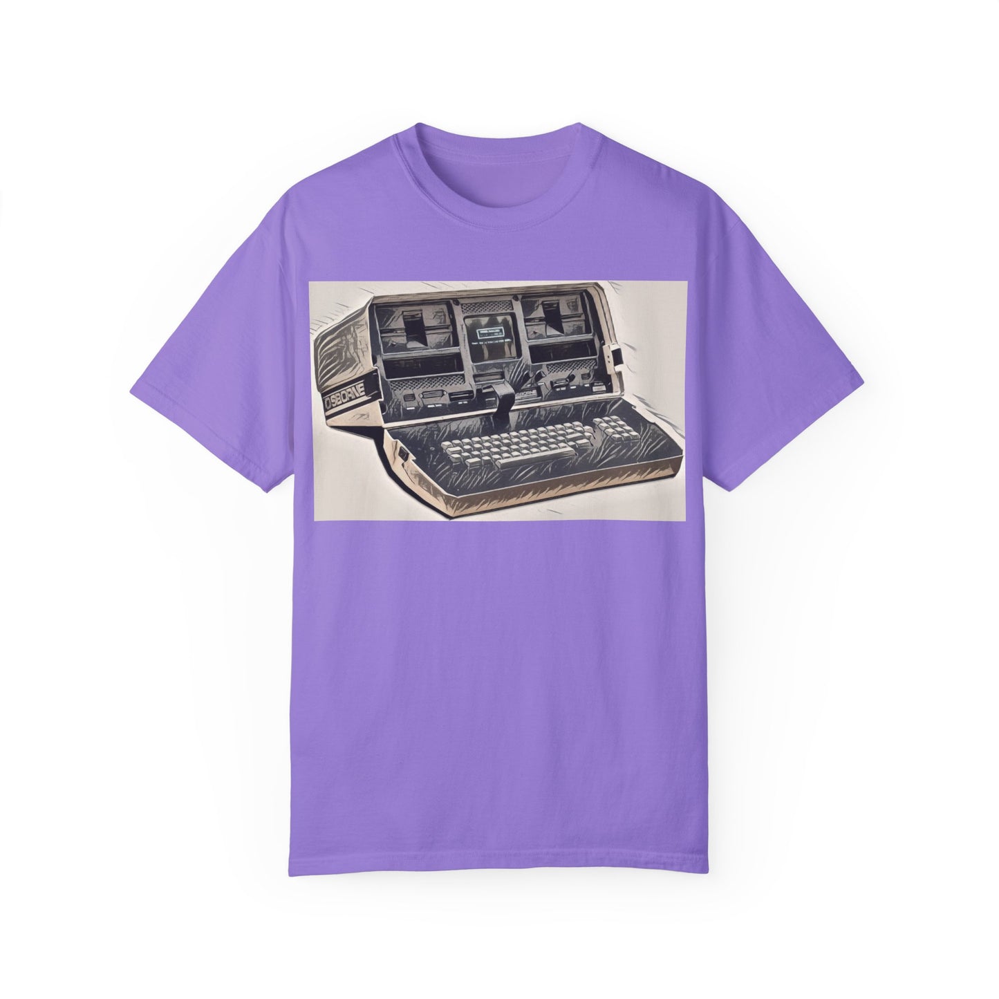 OSBORNE Computer T-Shirt - Ink Art Monochrome