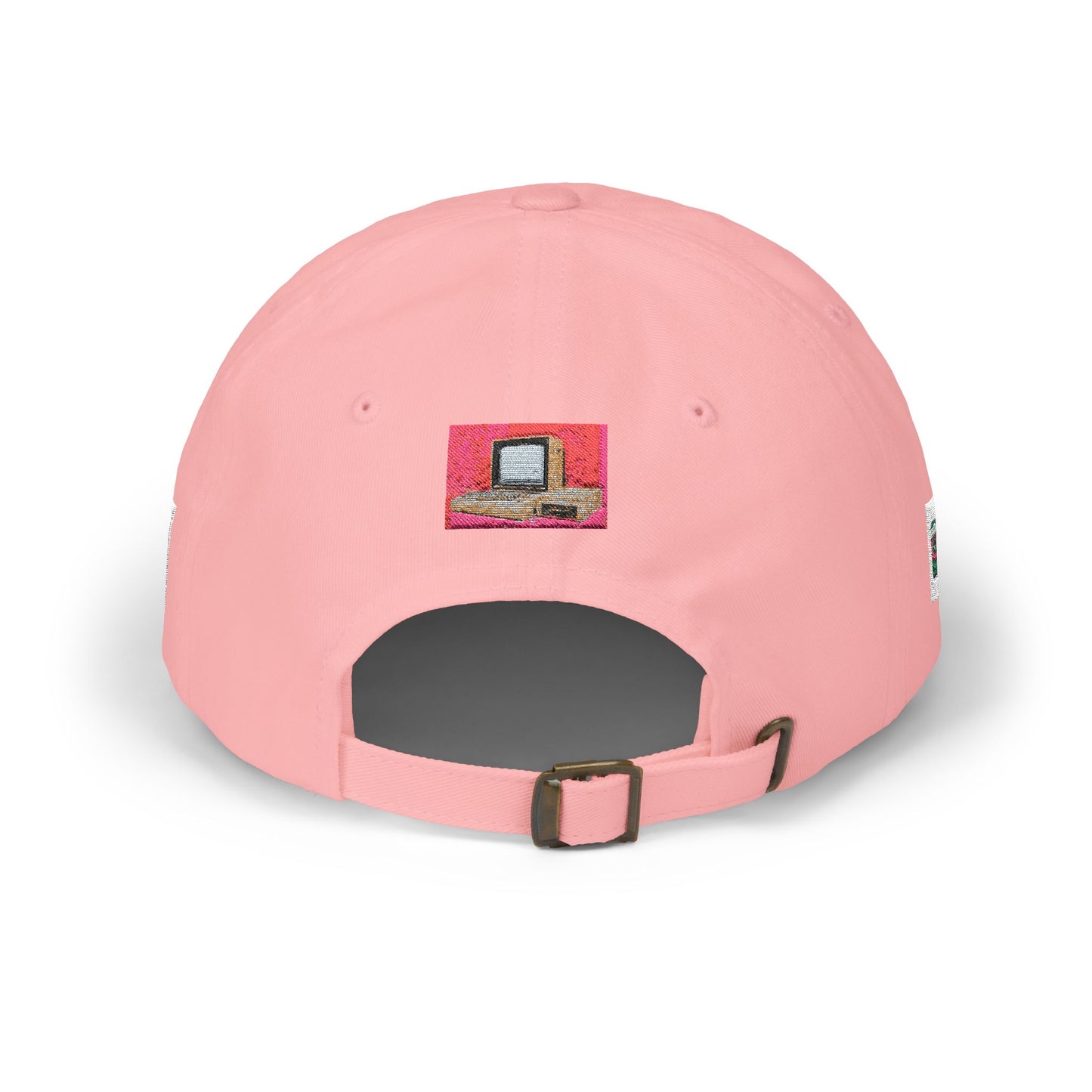 Game Controller Themed Computer Cap with Retro Red Winged Snake Logo - Vintage Athletic Baseball Hat