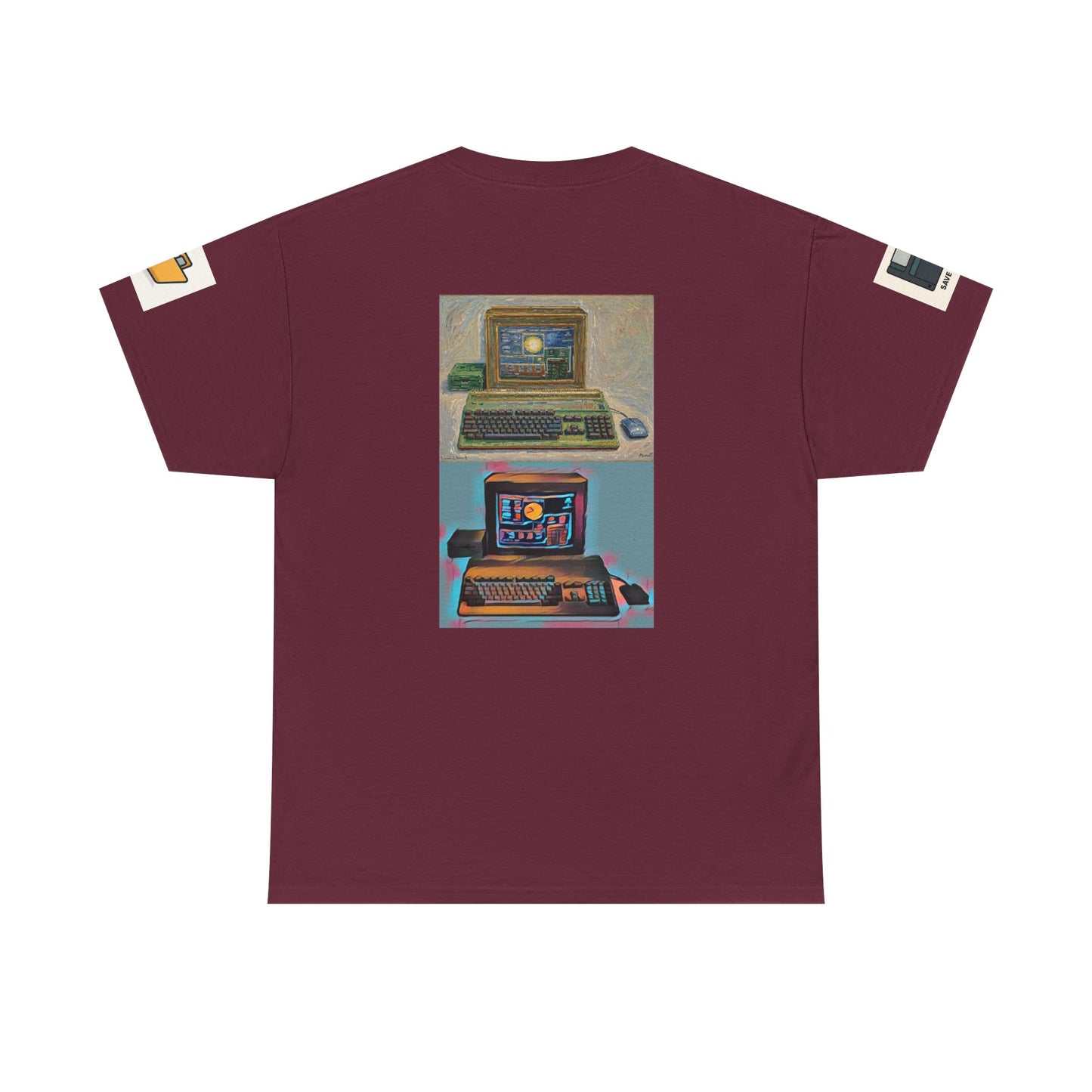 Retro Computer Tee — Vintage PC Graphic T‑Shirt for Tech Lovers