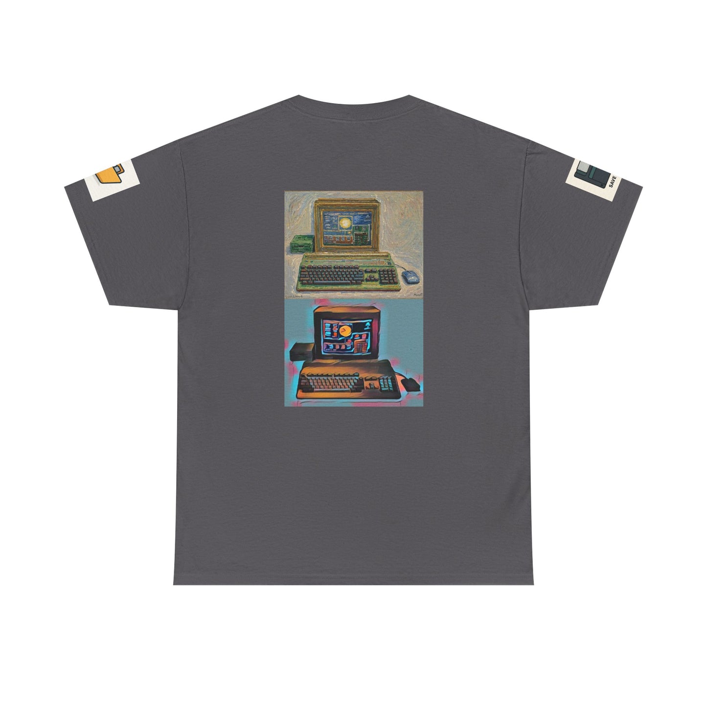 Retro Computer Tee — Vintage PC Graphic T‑Shirt for Tech Lovers
