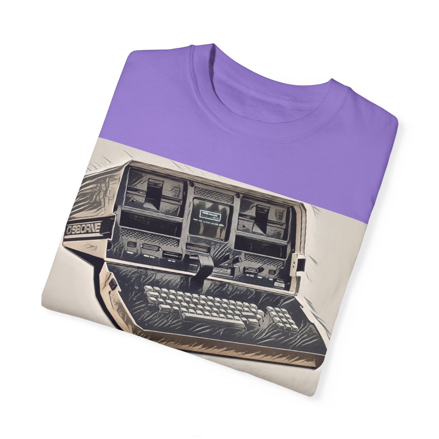 OSBORNE Computer T-Shirt - Ink Art Monochrome