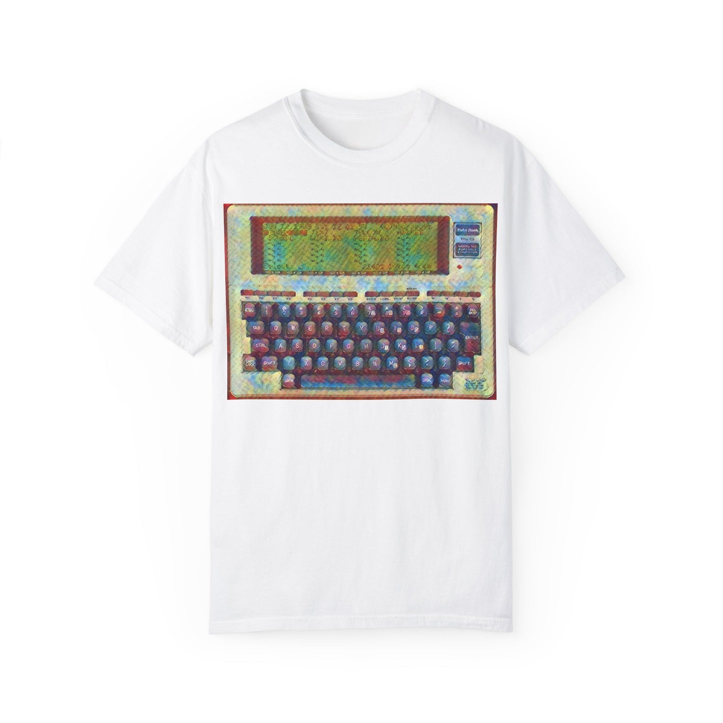 Classic Laptop PC T-Shirt - Paint Art Color
