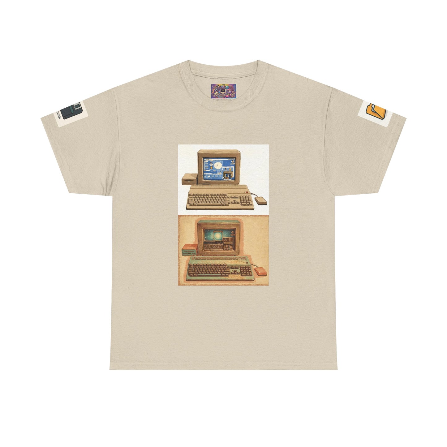 Retro Computer Tee — Vintage PC Graphic T‑Shirt for Tech Lovers