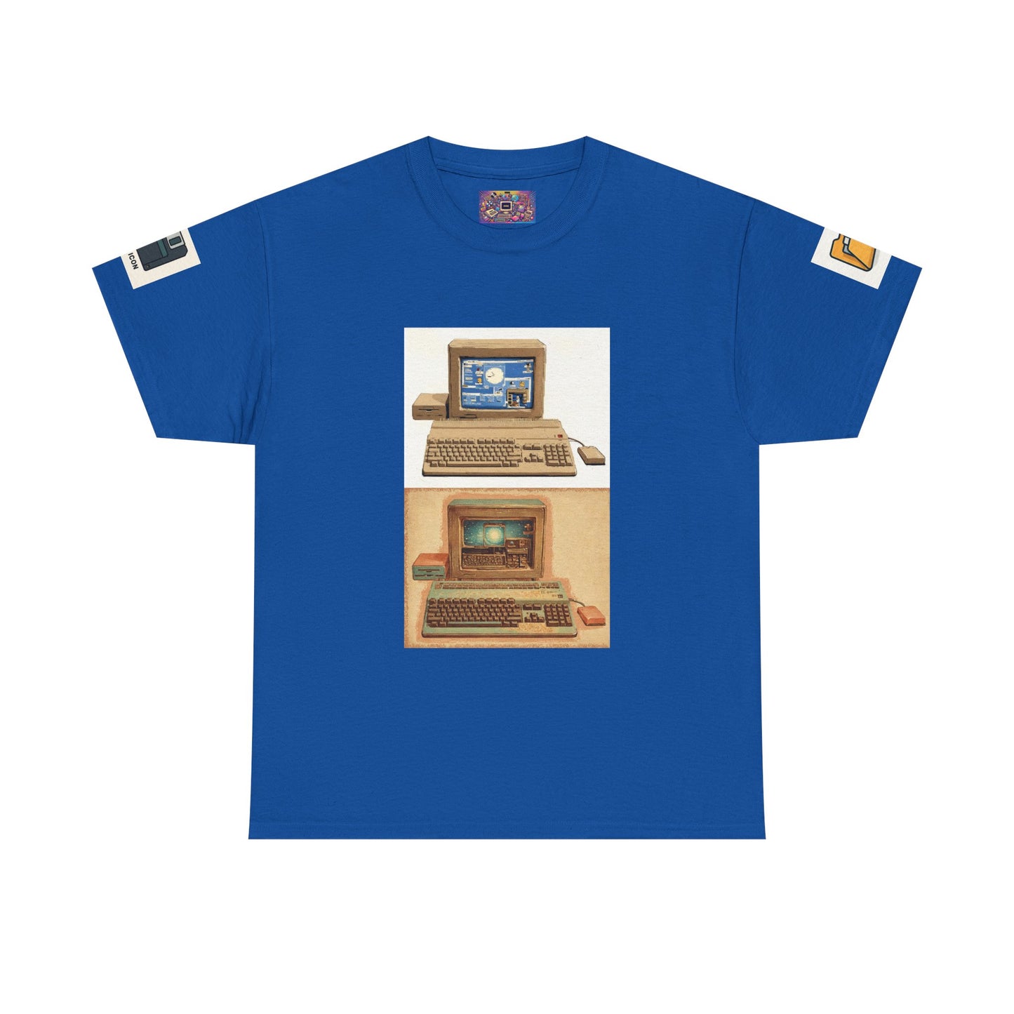 Retro Computer Tee — Vintage PC Graphic T‑Shirt for Tech Lovers