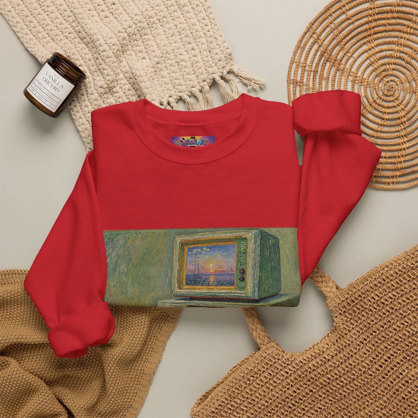 Classic PC Themed Crewneck Sweatshirt - 5150 Vintage PC Graphic