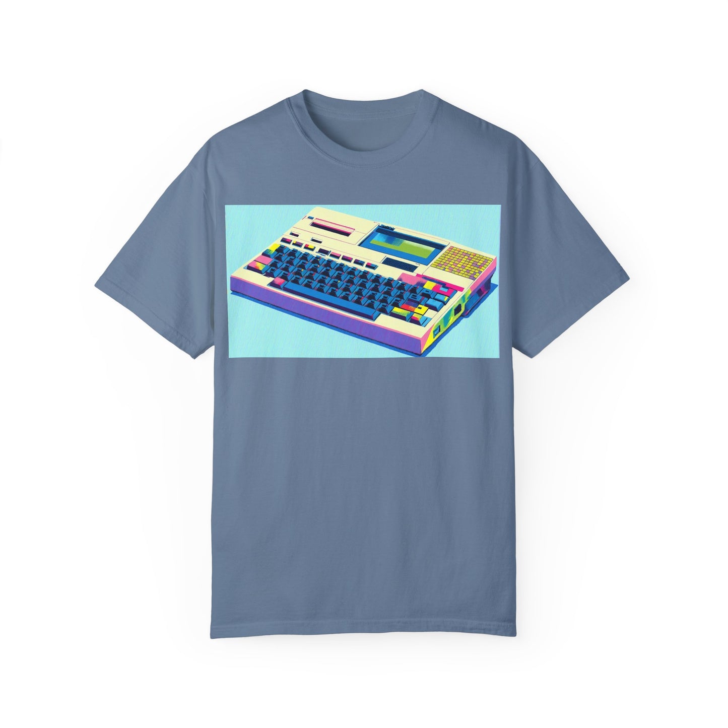Classic Laptop Computer T-Shirt - Print Art Multi-Color