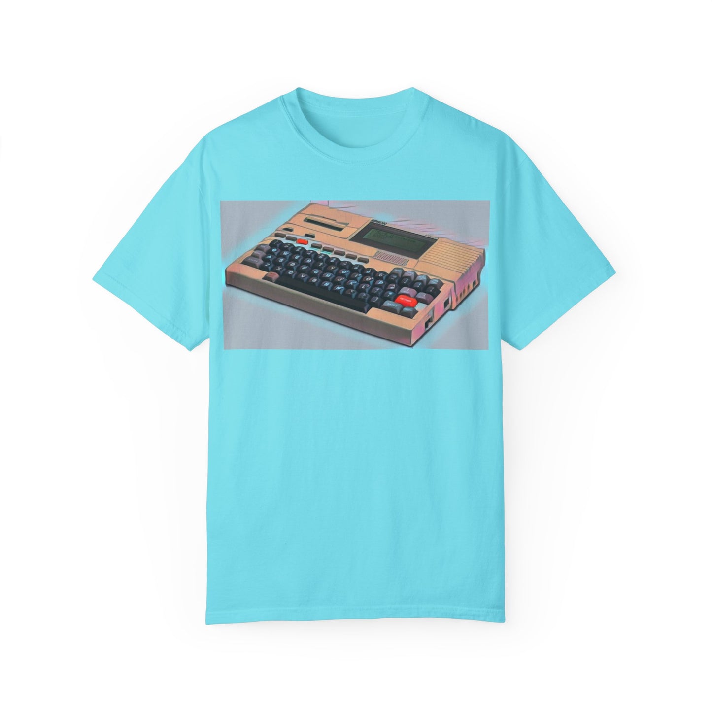 Classic Laptop Computer T-Shirt - Modern Art Color