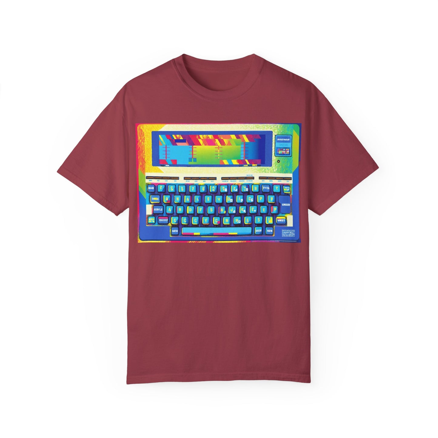 Classic Laptop PC T-Shirt - Print Art Multi-Color