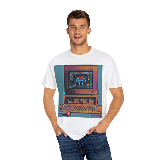 Classic business machine inspired T-Shirt  | Color Print Art | Ideal for tech enthusiasts and collectors