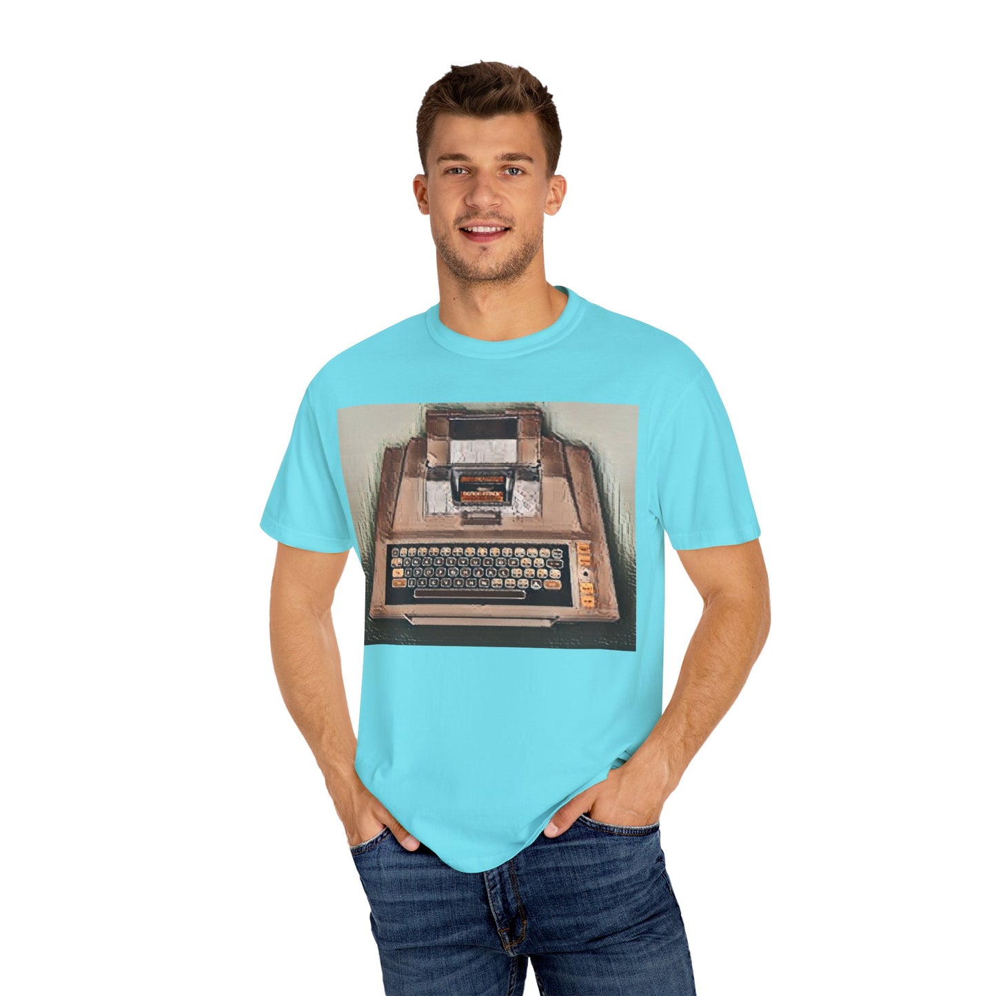 Classic 8 Bit Home Entertainment System T-Shirt   in Print Art Color | Ideal for tech enthusiasts and collectors