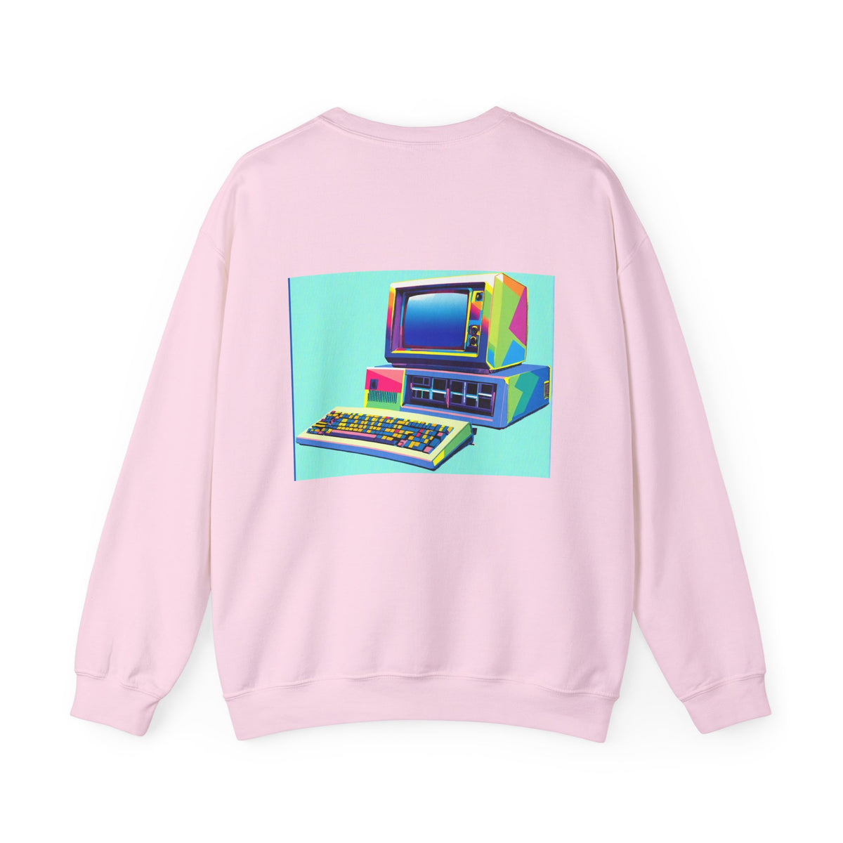 Classic PC Themed Crewneck Sweatshirt - 5150 Vintage PC Graphic
