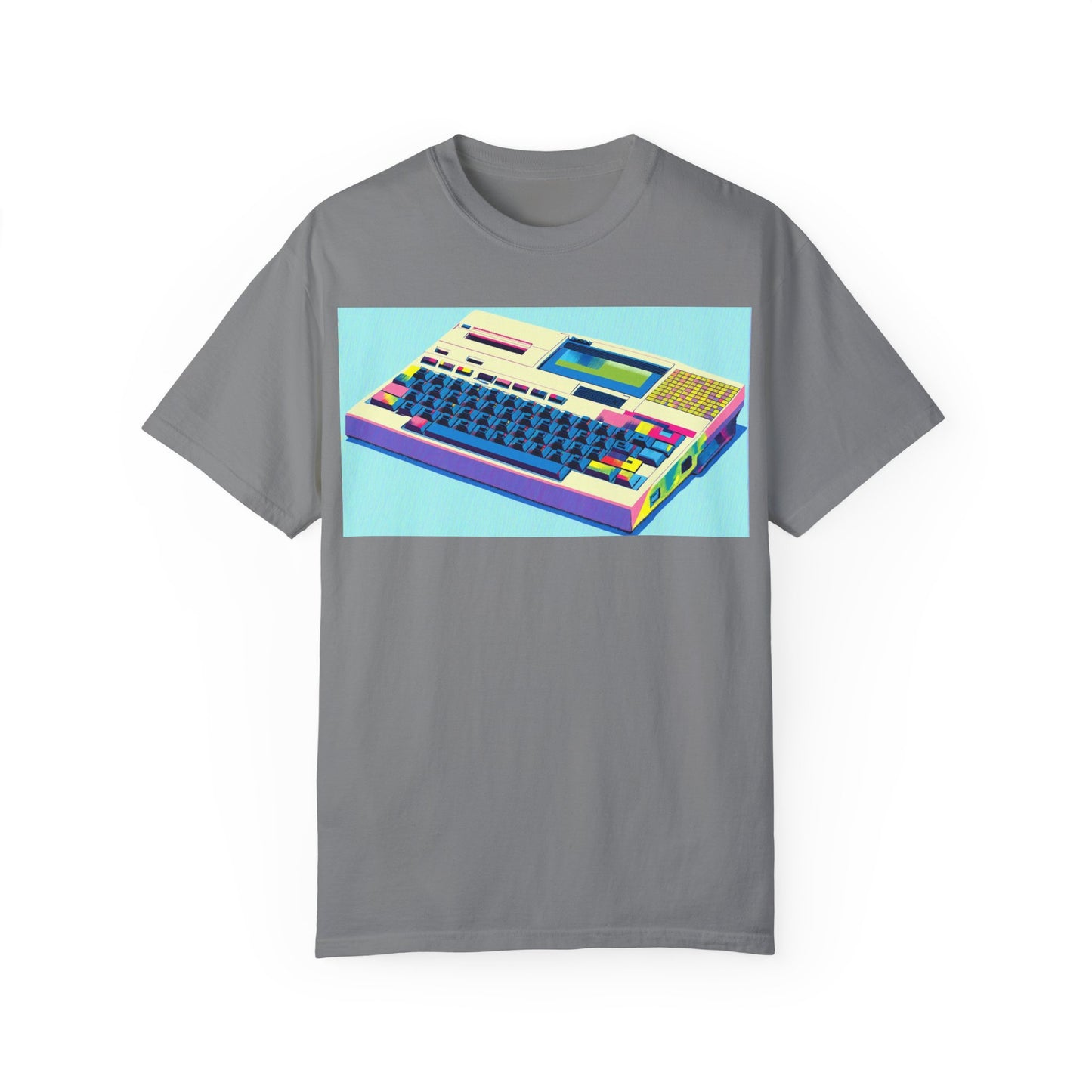 Classic Laptop Computer T-Shirt - Print Art Multi-Color