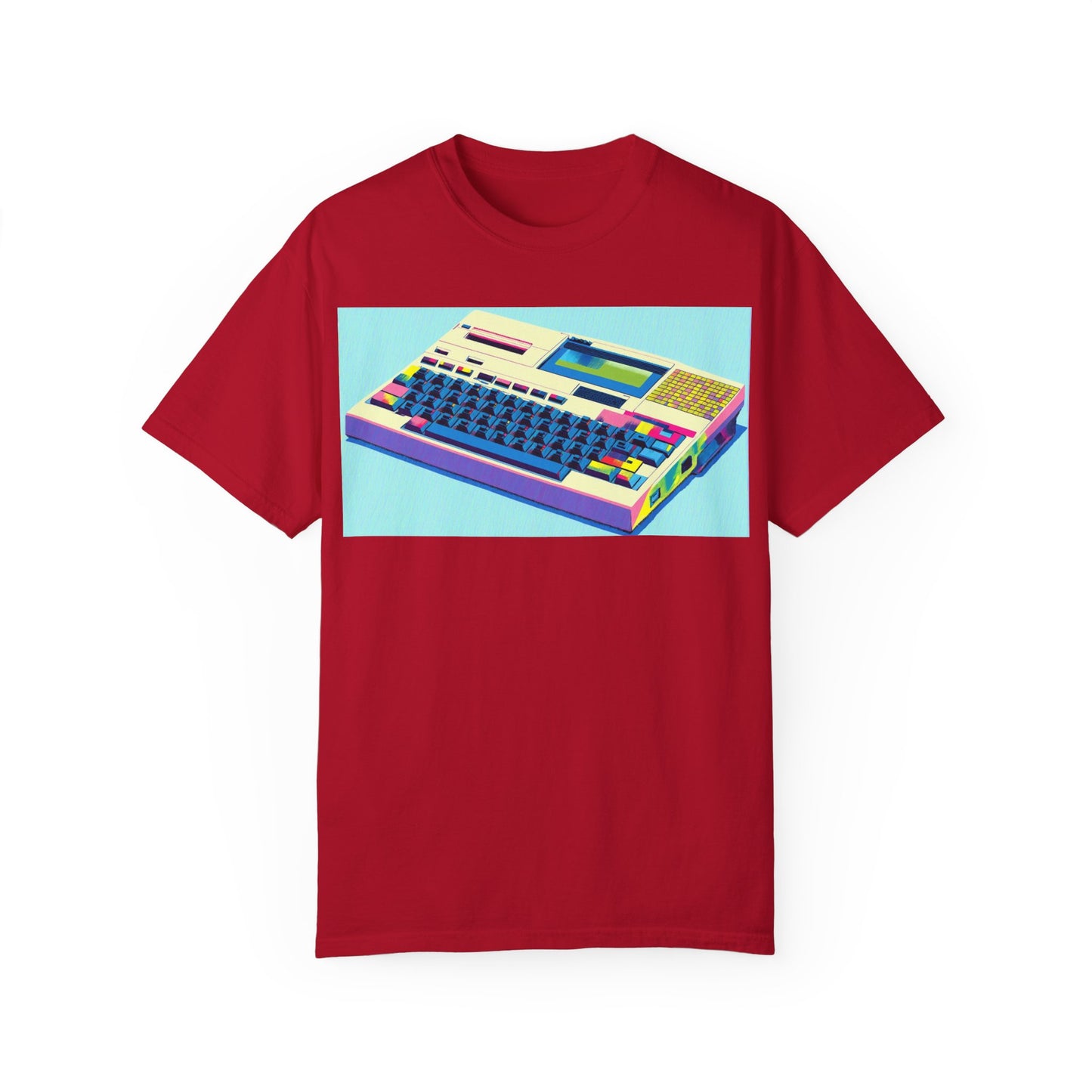 Classic Laptop Computer T-Shirt - Print Art Multi-Color