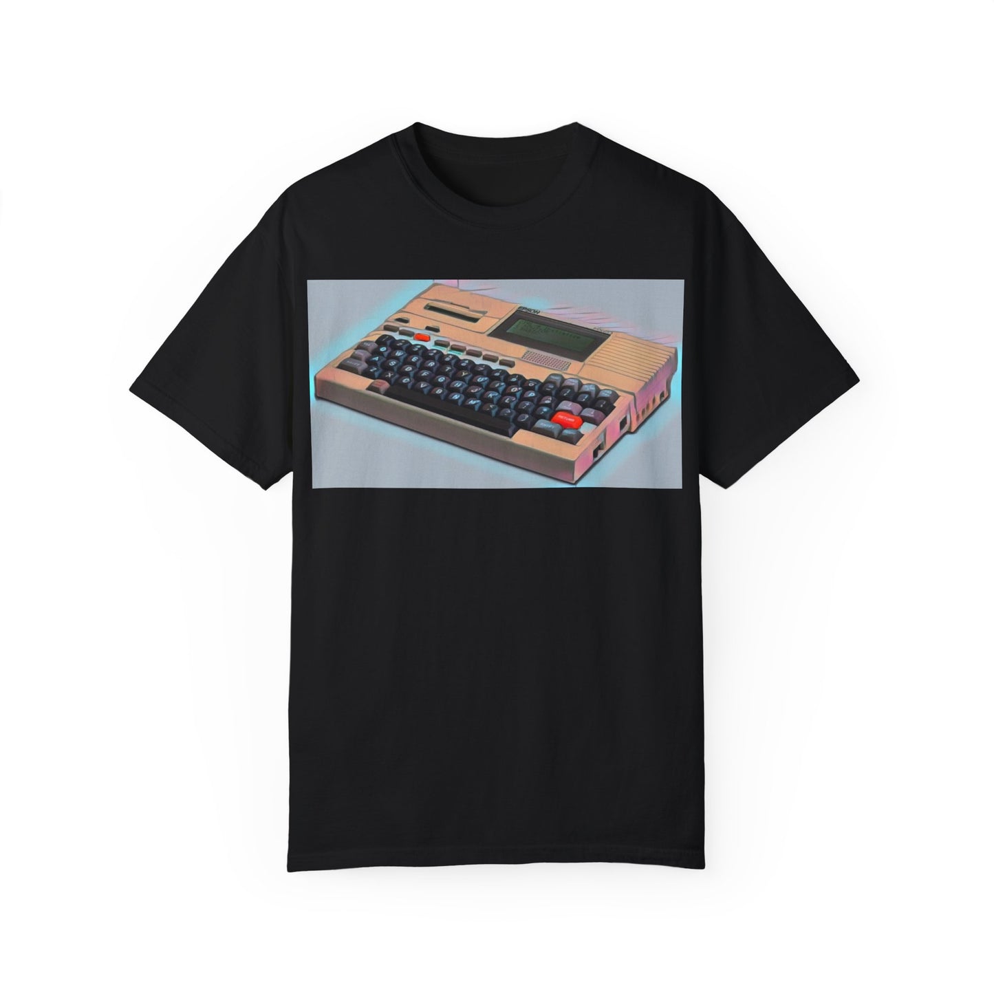 Classic Laptop Computer T-Shirt - Modern Art Color