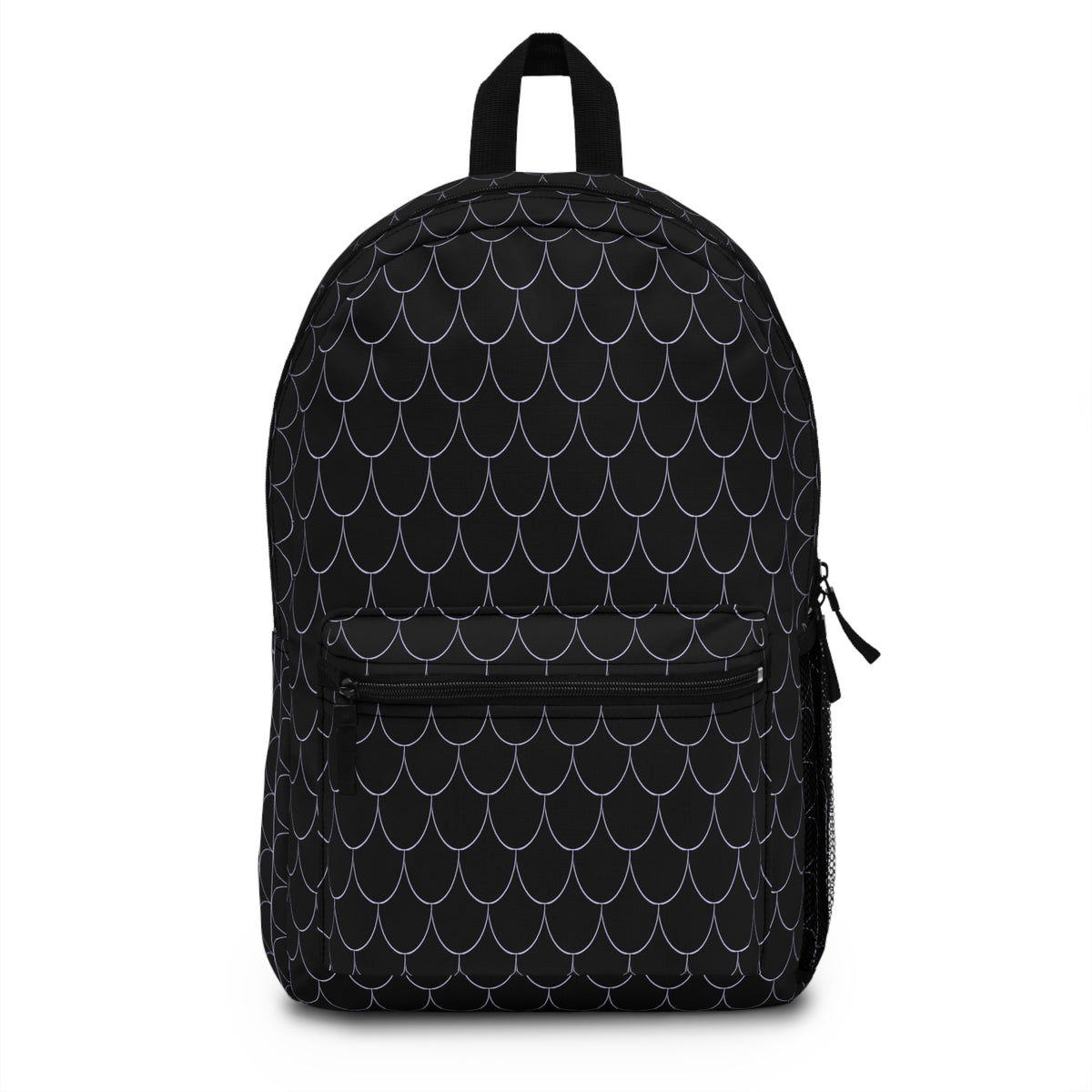 Semi Parabola Pattern Backpack - plain violet