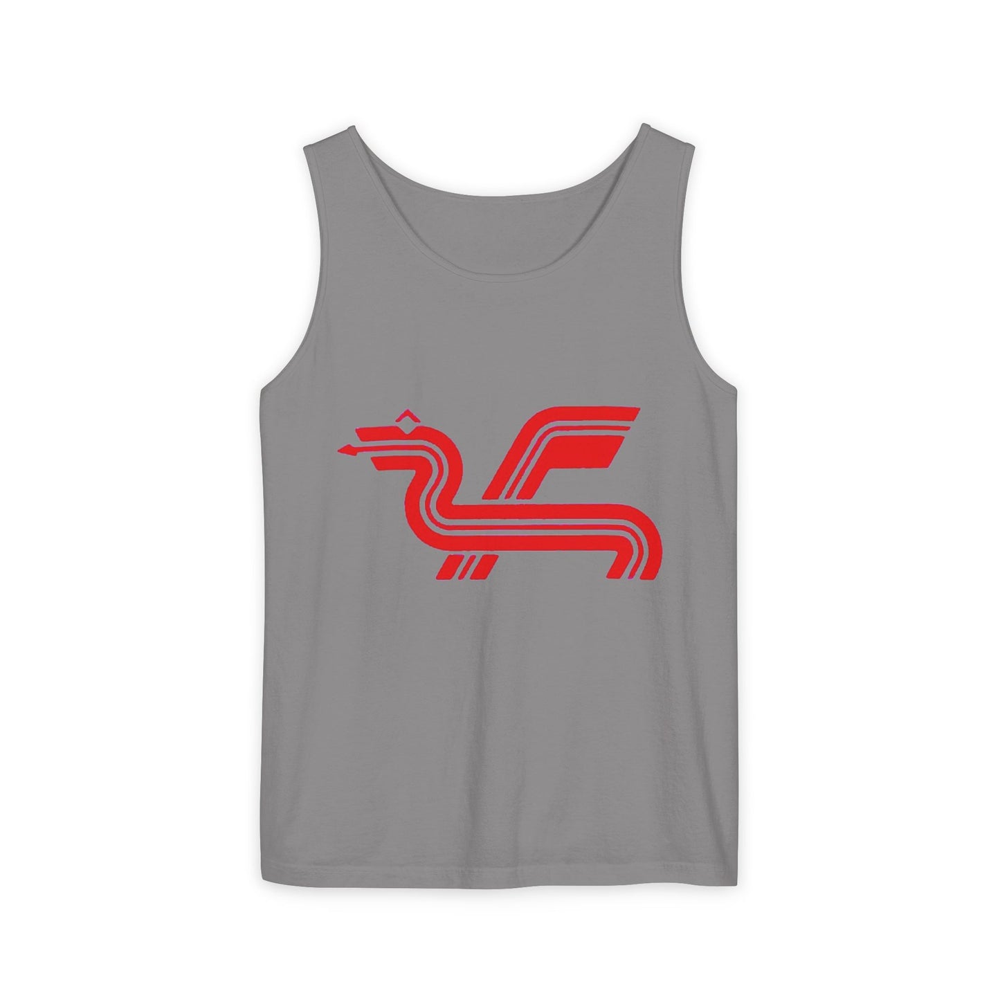 Classic 8 bit home computer inspired Tank Top | Monochrome Art | Unisex Retro Graphic Tee for Tech Lovers, Summer Fashion, Gift for Nerds, Festival Wear, 80s Style