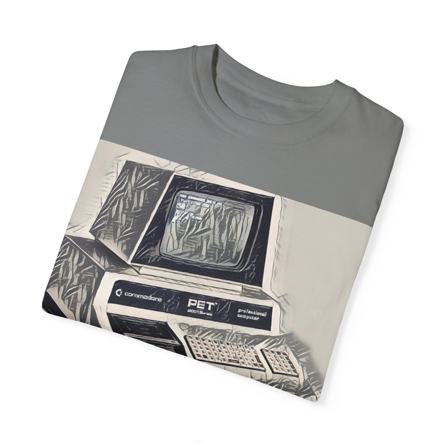 PET Computer T-Shirt - Ink Art Monochrome