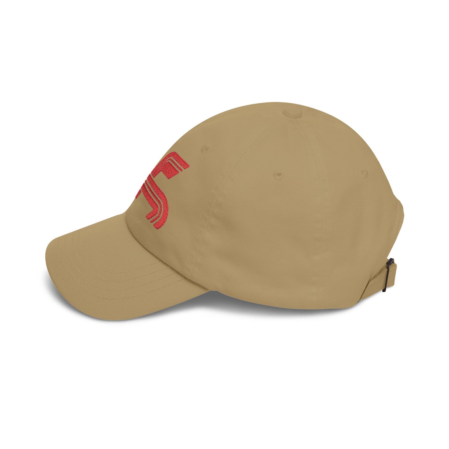 Dragon Computers Cap with Retro Red Winged Snake Logo - Vintage Athletic Baseball Hat