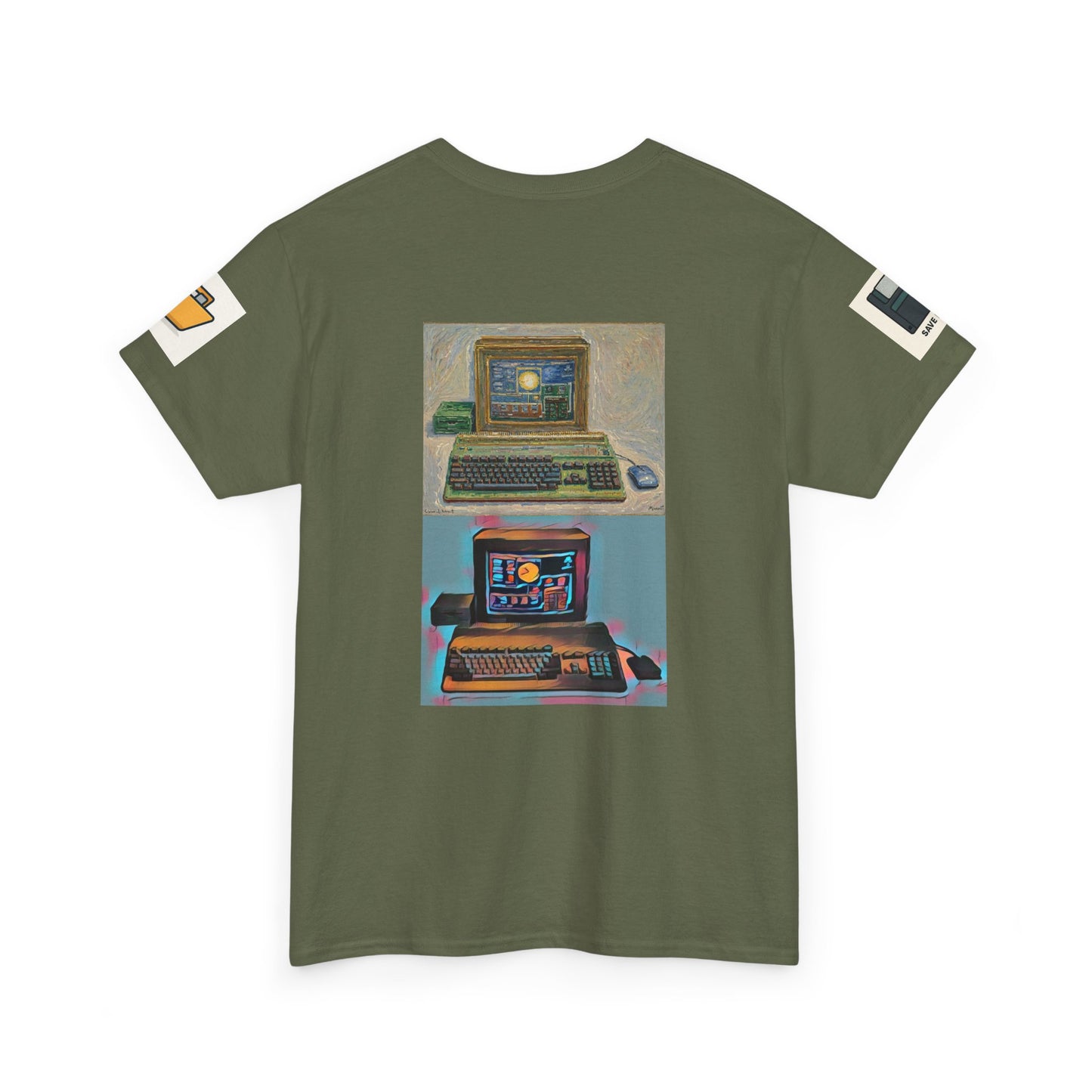 Retro Computer Tee — Vintage PC Graphic T‑Shirt for Tech Lovers