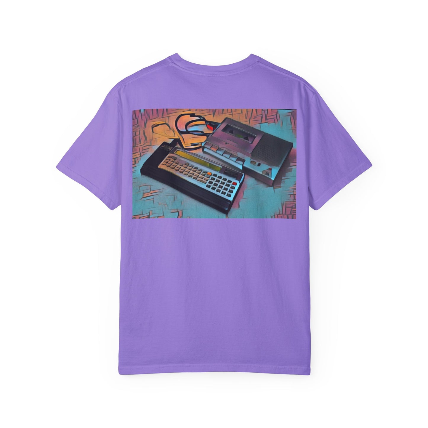 Classic Pocket PC T-Shirt - Modern Art Multi-Color