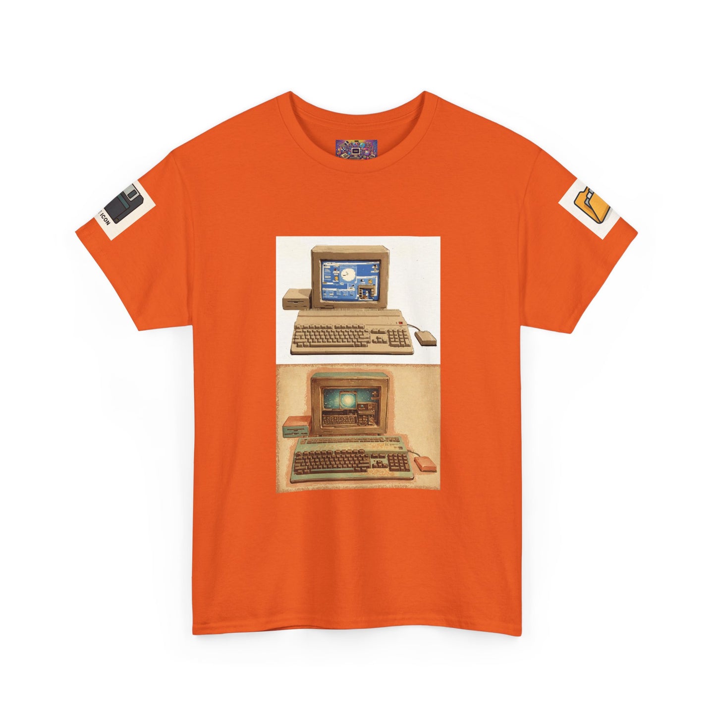 Retro Computer Tee — Vintage PC Graphic T‑Shirt for Tech Lovers