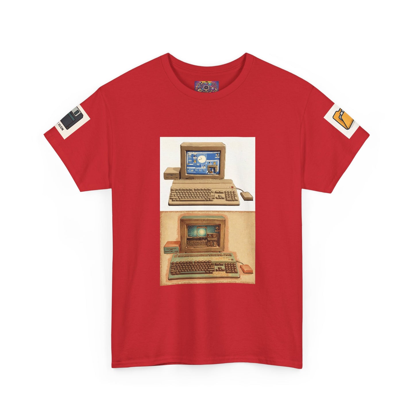 Retro Computer Tee — Vintage PC Graphic T‑Shirt for Tech Lovers