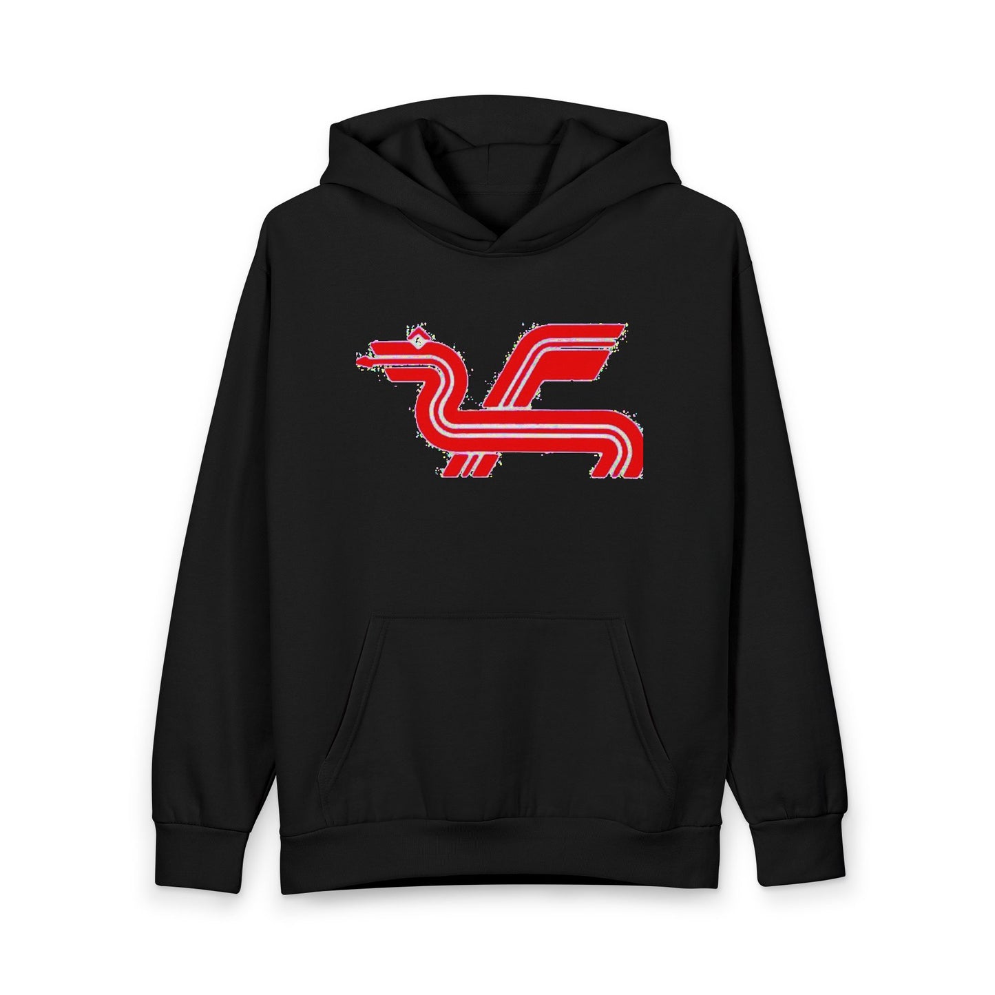 Dragon Computer Themed Hoodie — Vintage Home Computer Graphic Pullover