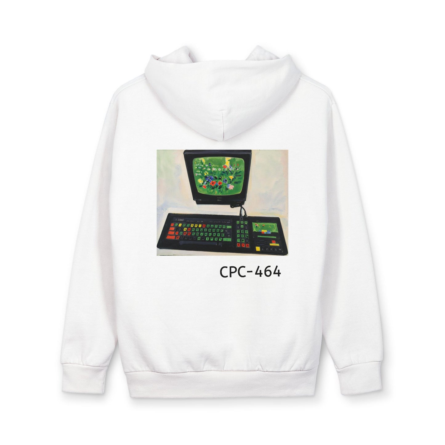 Retro Computer Hoodie — Vintage CPC-464 Graphic Pullover