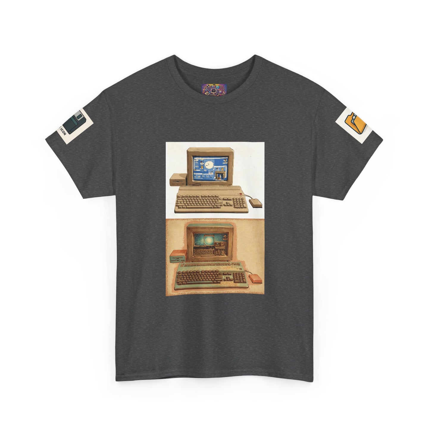 Retro Computer Tee — Vintage PC Graphic T‑Shirt for Tech Lovers