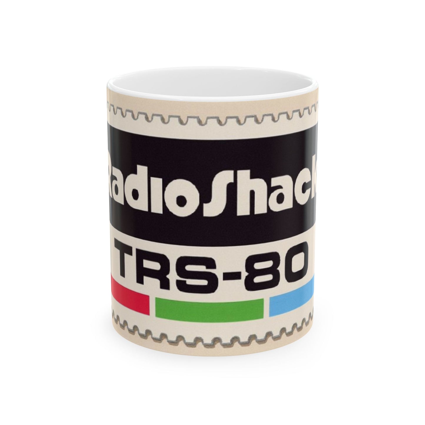 TRS-80 CoCo Themed Mug | Stamp Art |  Perfect for Tech Lovers