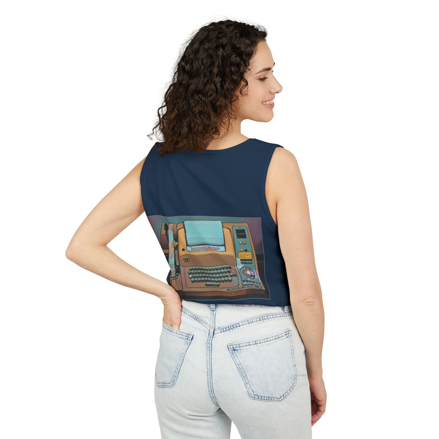 IMSAI 8080 Inspired Tank Top | Unisex Retro Graphic Tee for Tech Lovers, Summer Fashion, Gift for Nerds, Festival Wear, 80s Style