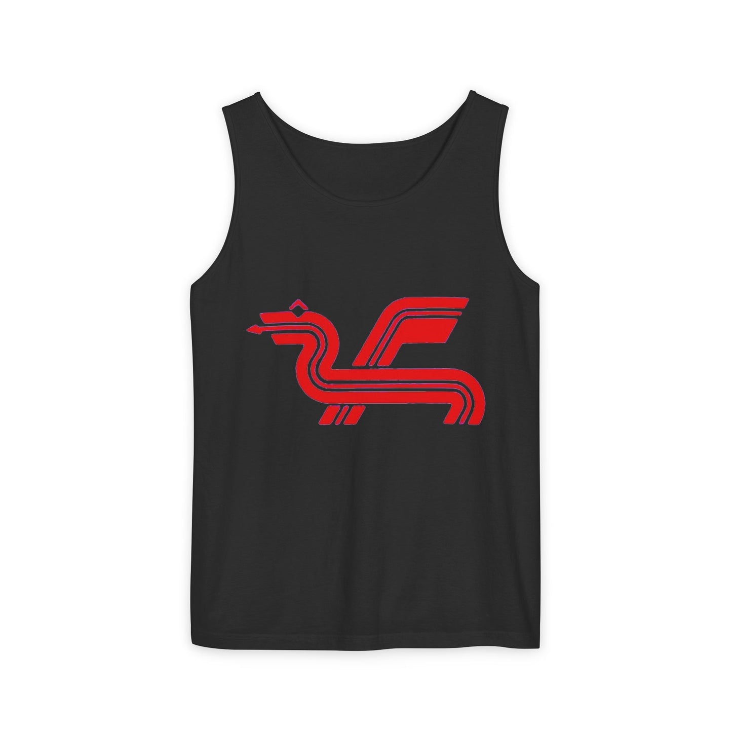 Classic 8 bit home computer inspired Tank Top | Monochrome Art | Unisex Retro Graphic Tee for Tech Lovers, Summer Fashion, Gift for Nerds, Festival Wear, 80s Style