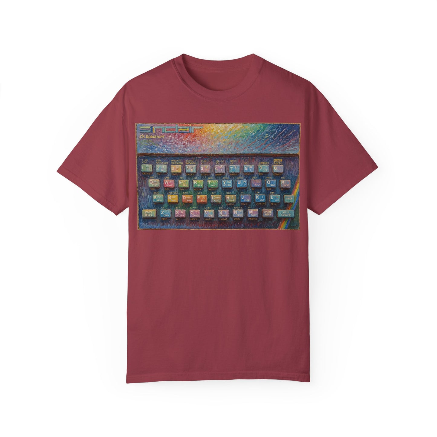 Sinclair Spectrum T-Shirt - Oil Paint Art Color