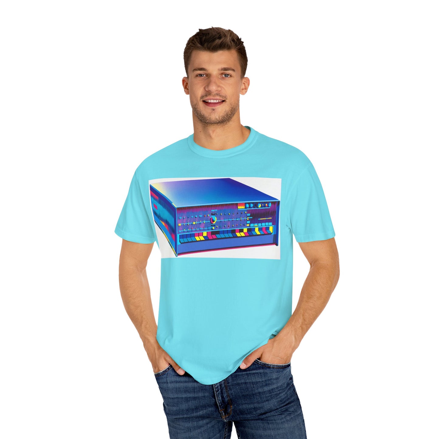 IMSAI 8080 Computer T-Shirt - Modern Art Multi-Color