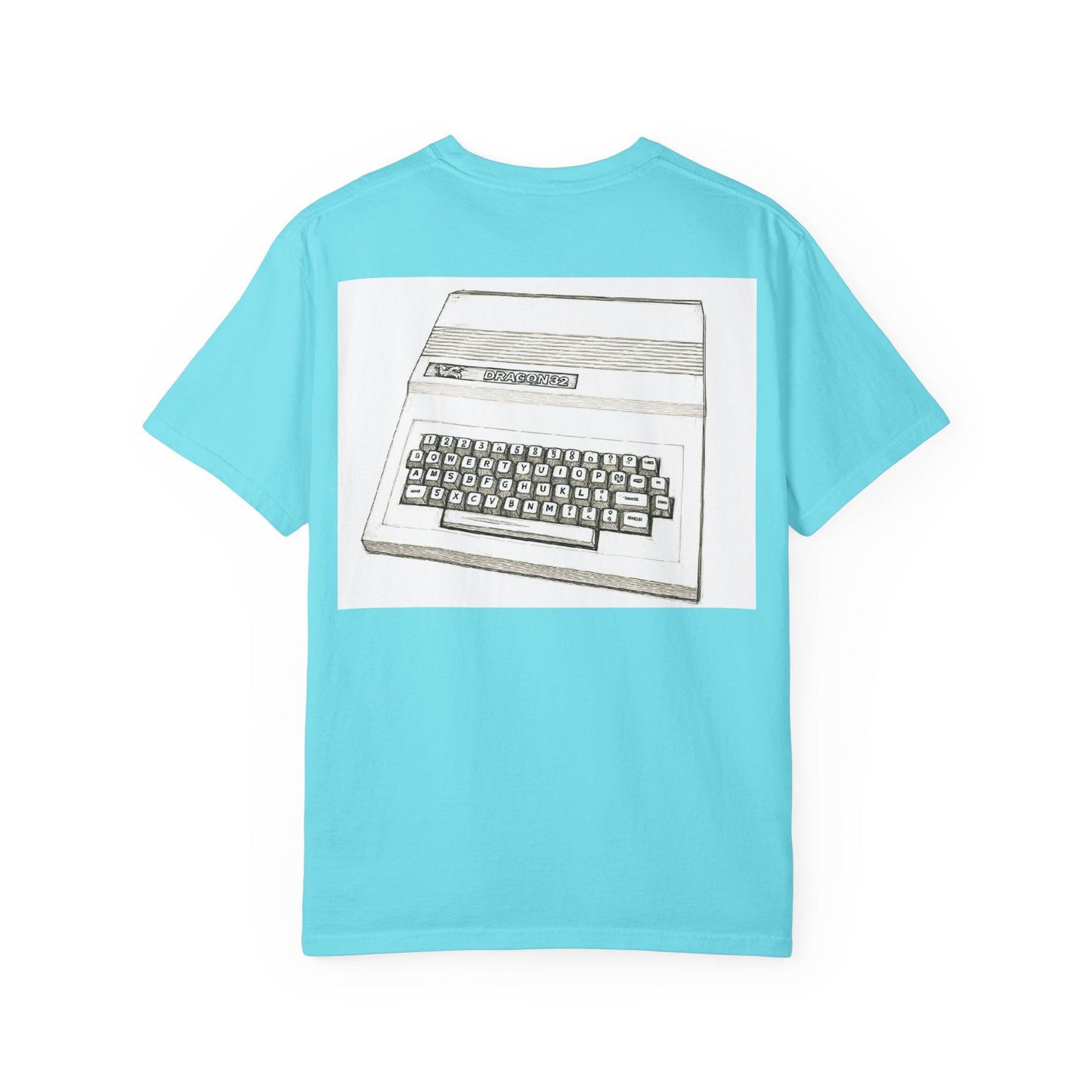 Dragon Computer Themed T-Shirt  | Modern Art | Ideal for tech enthusiasts and collectors