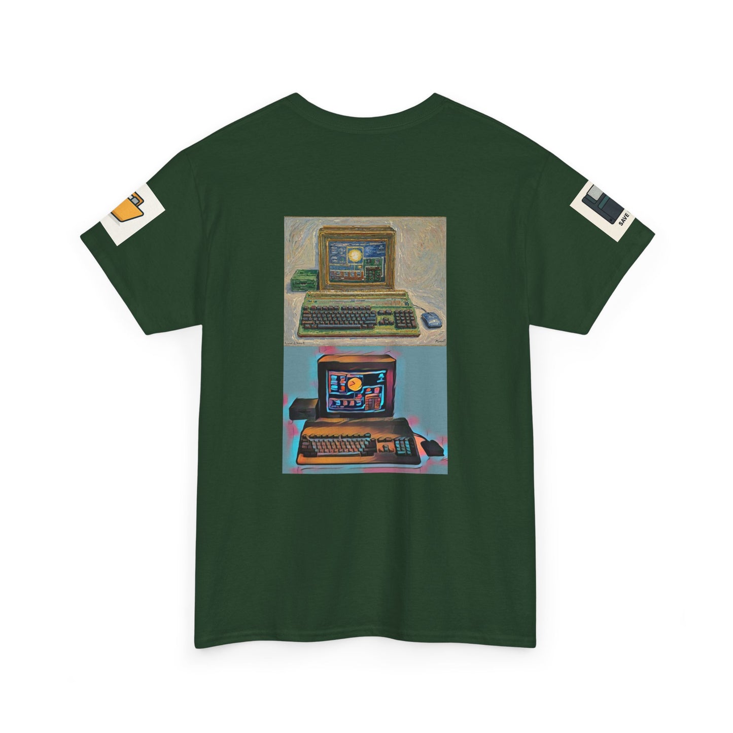 Retro Computer Tee — Vintage PC Graphic T‑Shirt for Tech Lovers