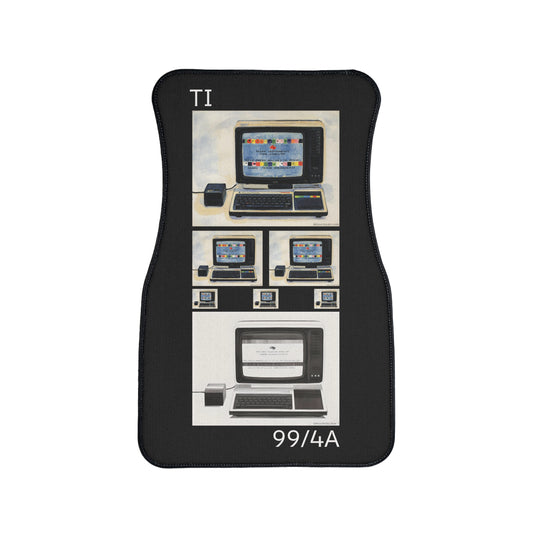 TI-99/4A Computer Inspired Car Floor Mat, Base Style, Retro Auto Accessories, Unique Gift for Tech Lovers, Fun Car Decor, Nostalgic Home Decor