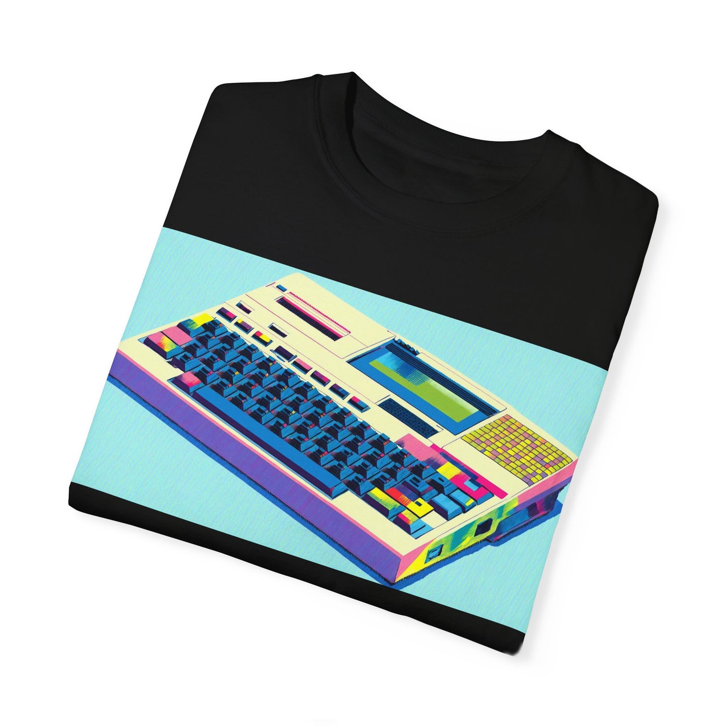 Classic Laptop Computer T-Shirt - Print Art Multi-Color