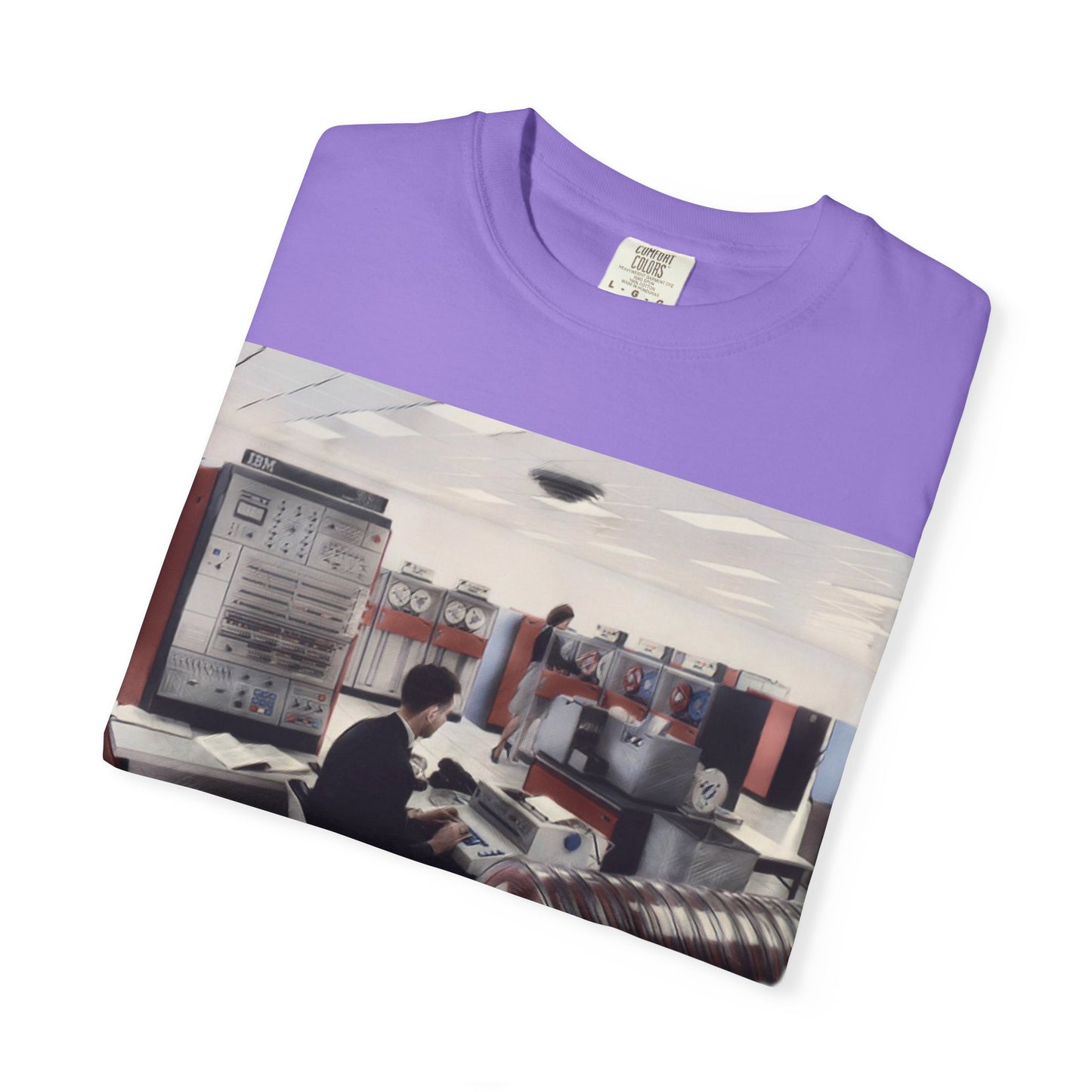 Classic Mainframe Computer T-Shirt - Ink Art Color