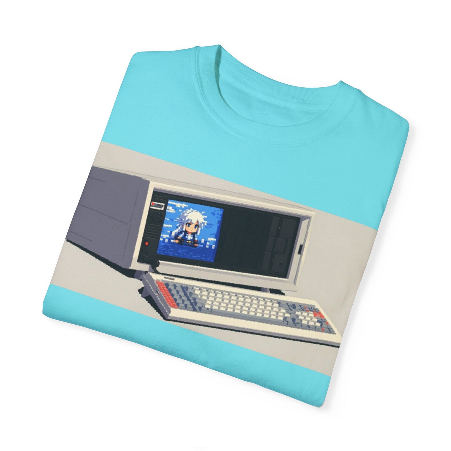 Classic Luggable PC T-Shirt - Pixel Art Color