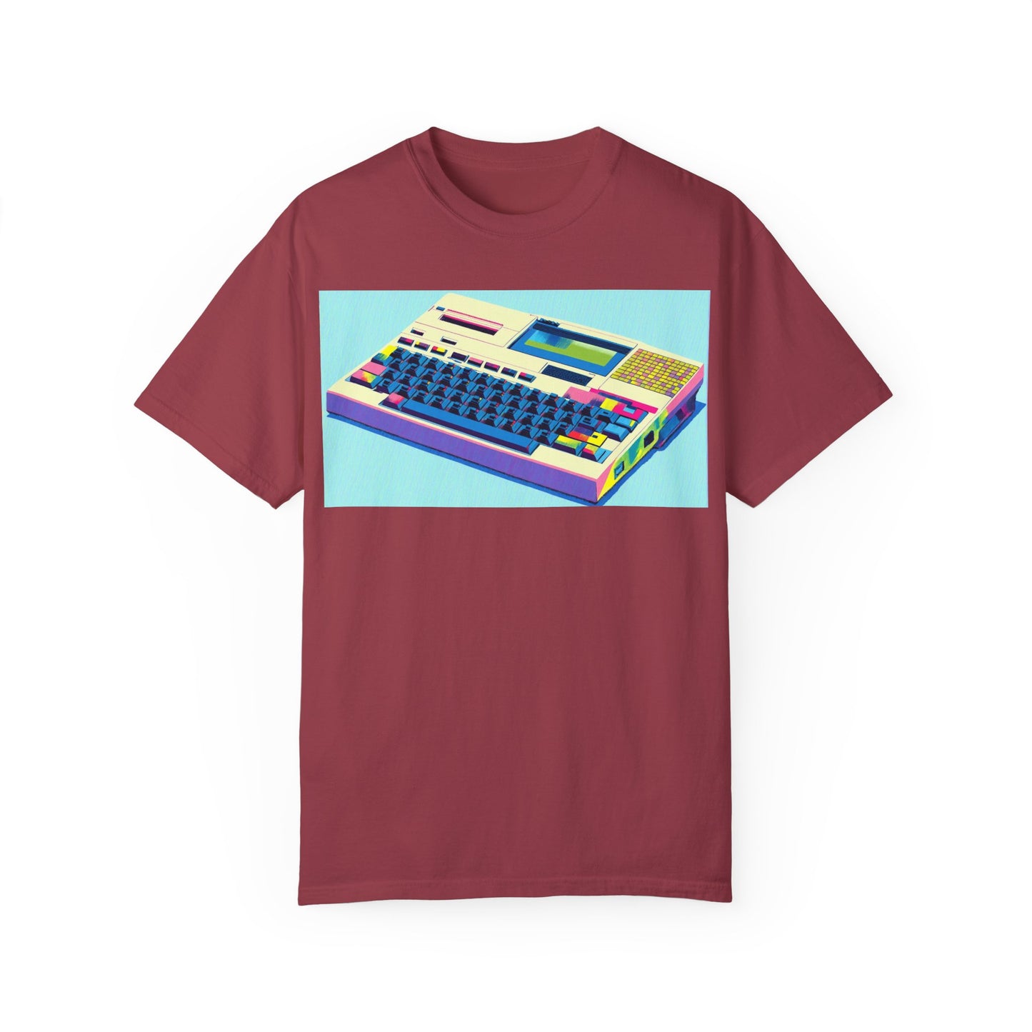 Classic Laptop Computer T-Shirt - Print Art Multi-Color