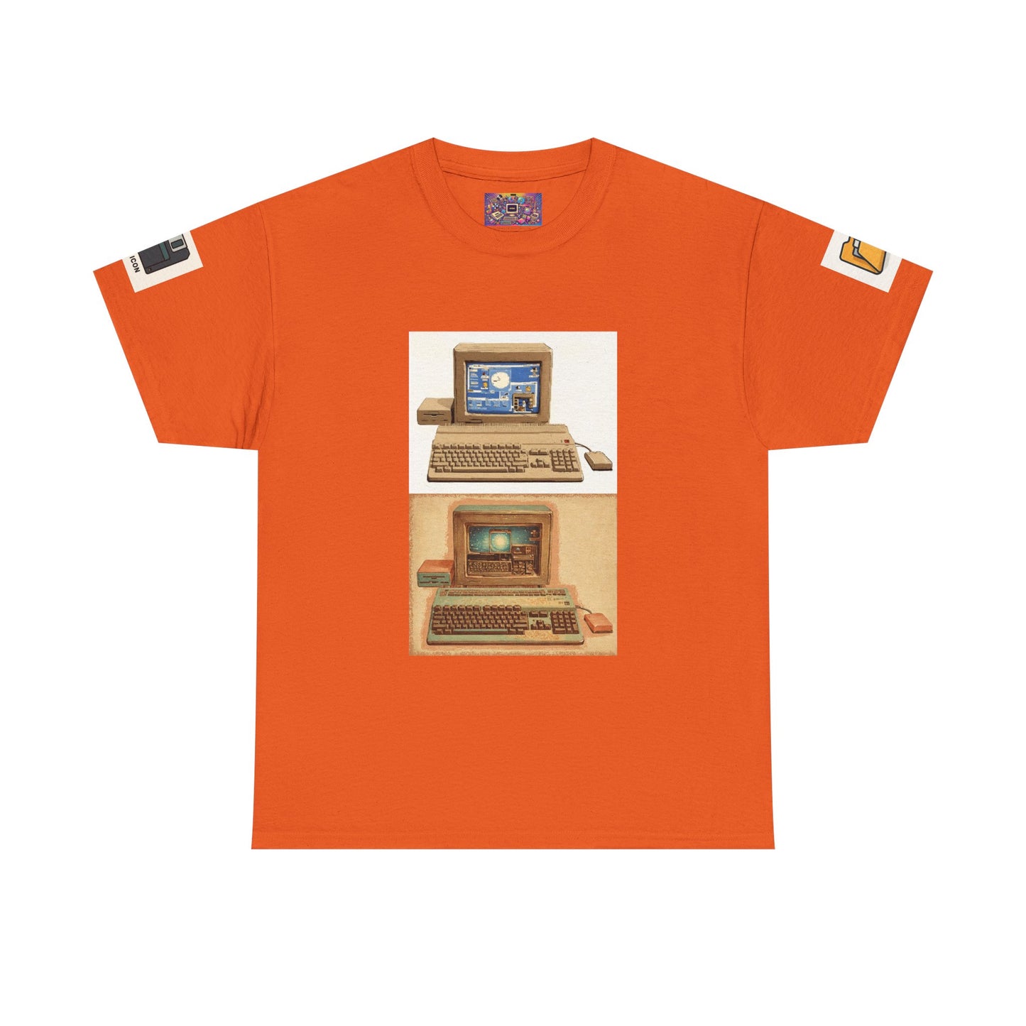 Retro Computer Tee — Vintage PC Graphic T‑Shirt for Tech Lovers