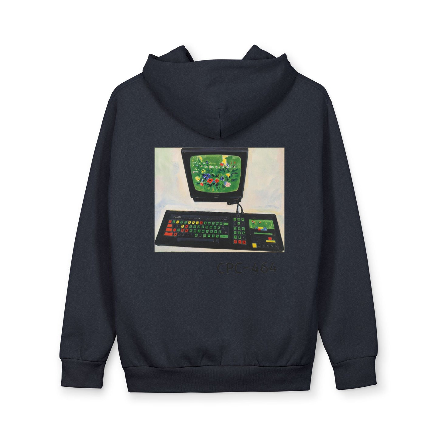 Retro Computer Hoodie — Vintage CPC-464 Graphic Pullover