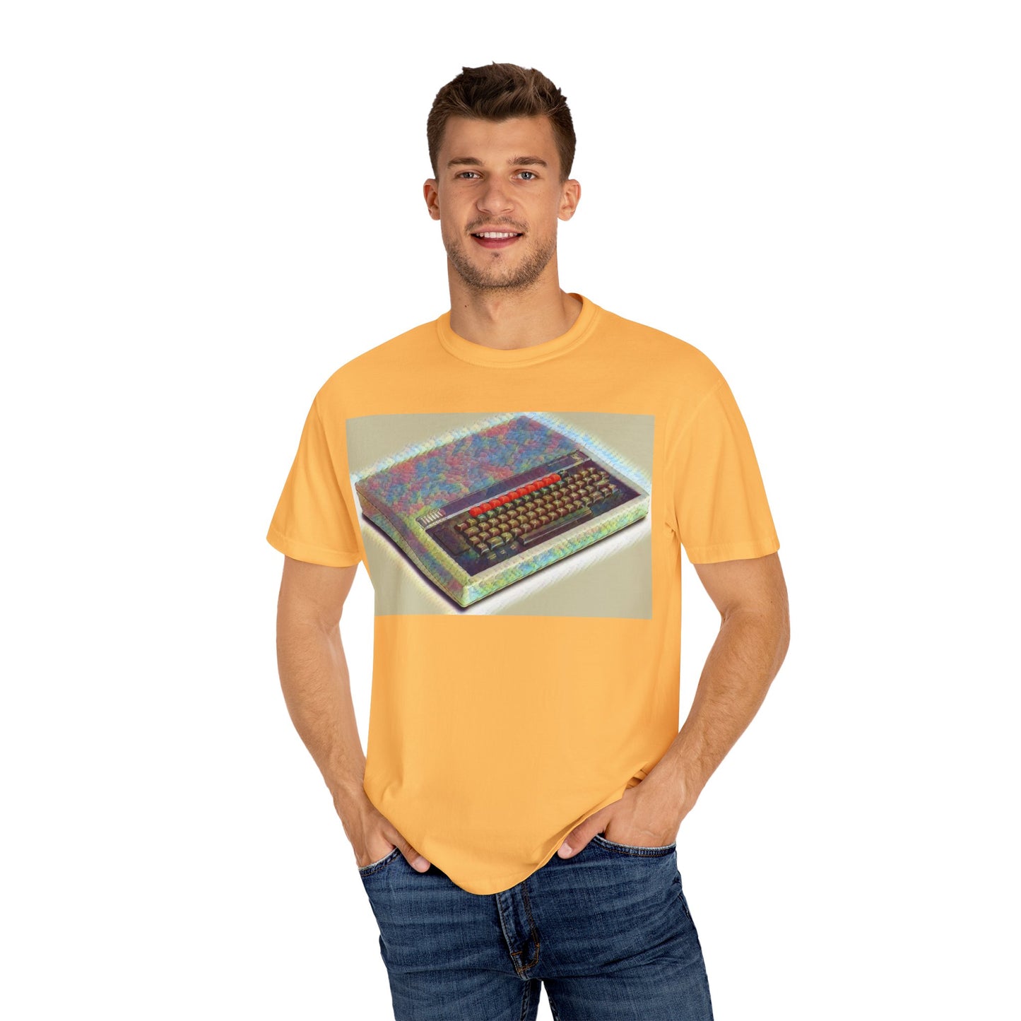 Classic Micro Computer T-Shirt - Paint Art Color