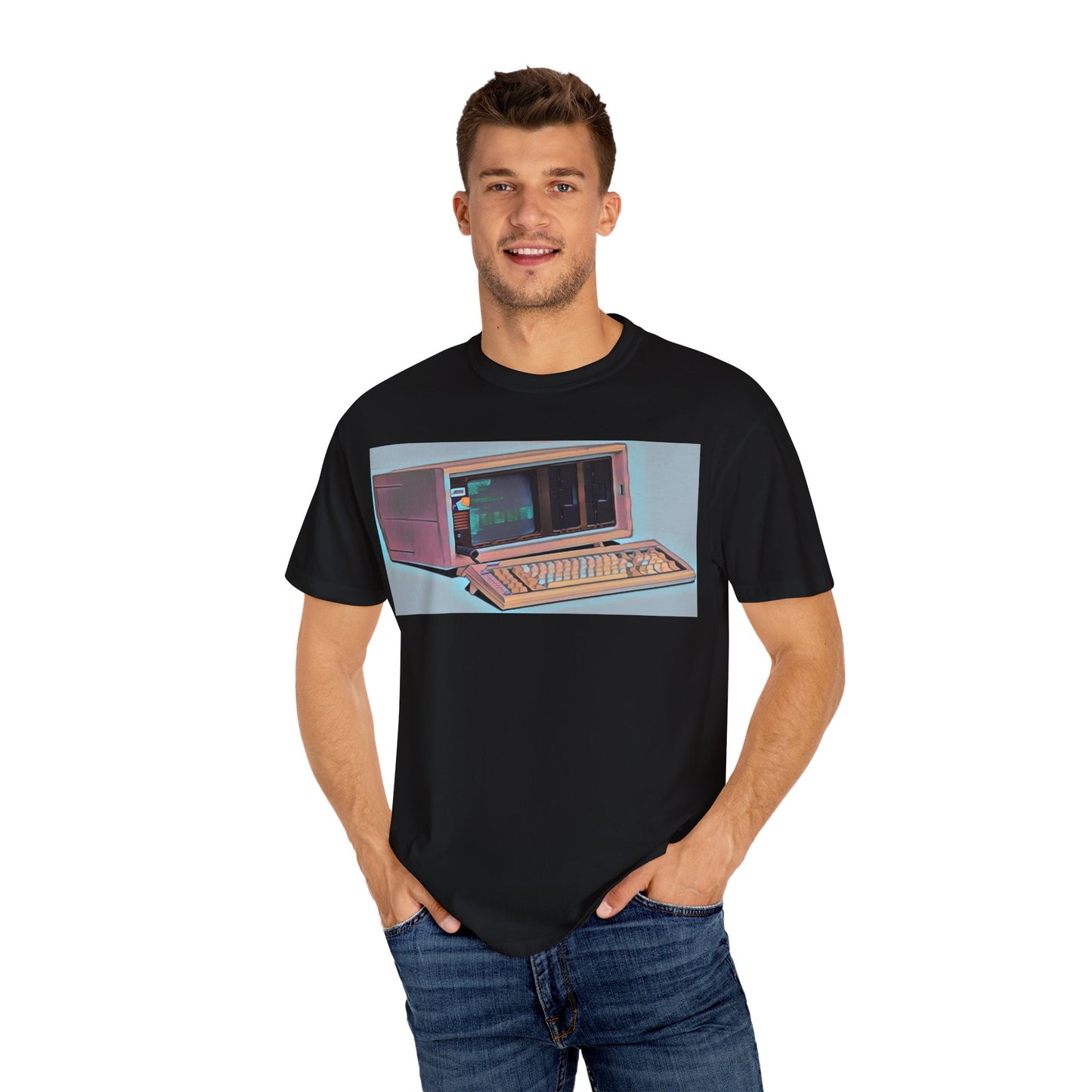 Classic Luggable PC T-Shirt - Modern Art Color