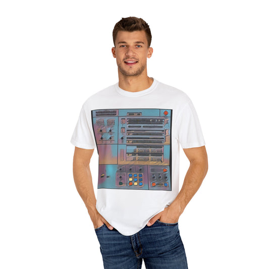 Classic Mainframe Computer Control Panel T-Shirt - Print Art Color