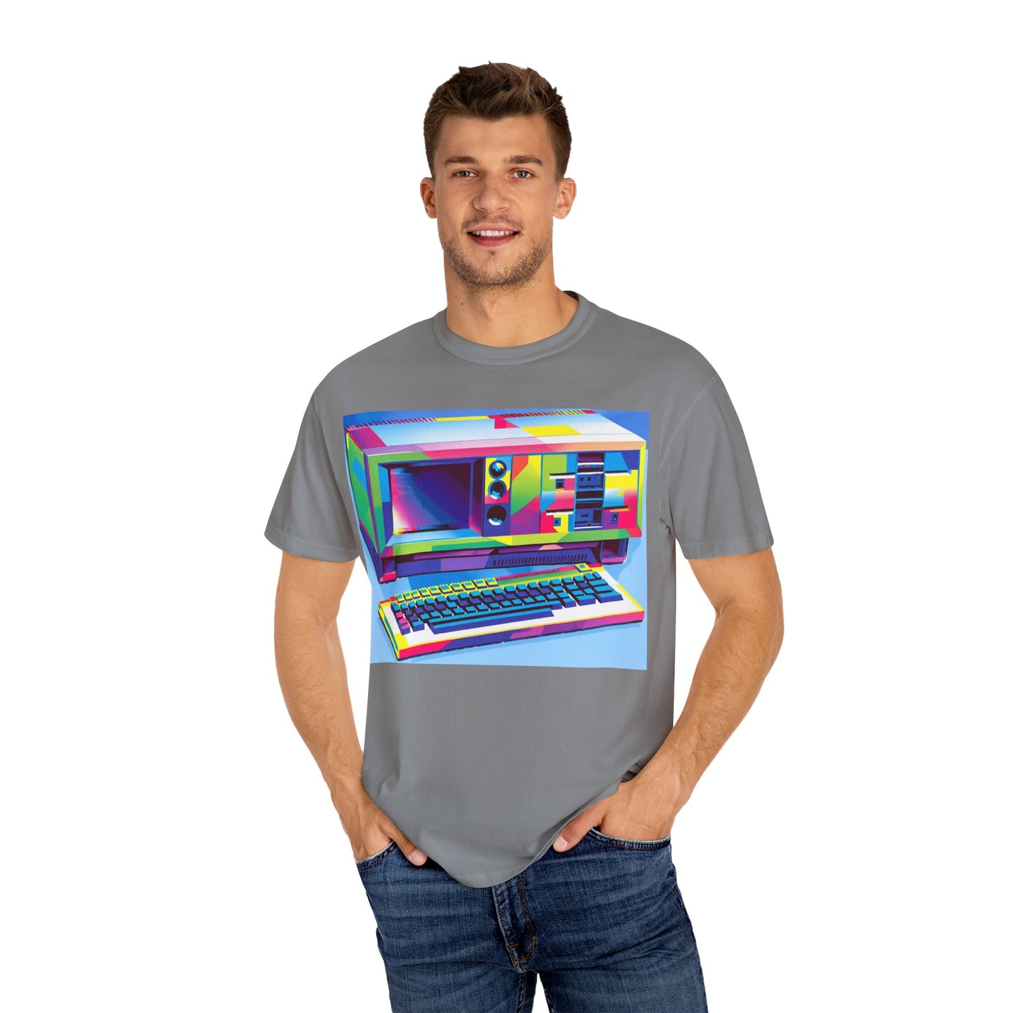 Classic Hyperion Portable PC T-Shirt - Print Art Multi-Color