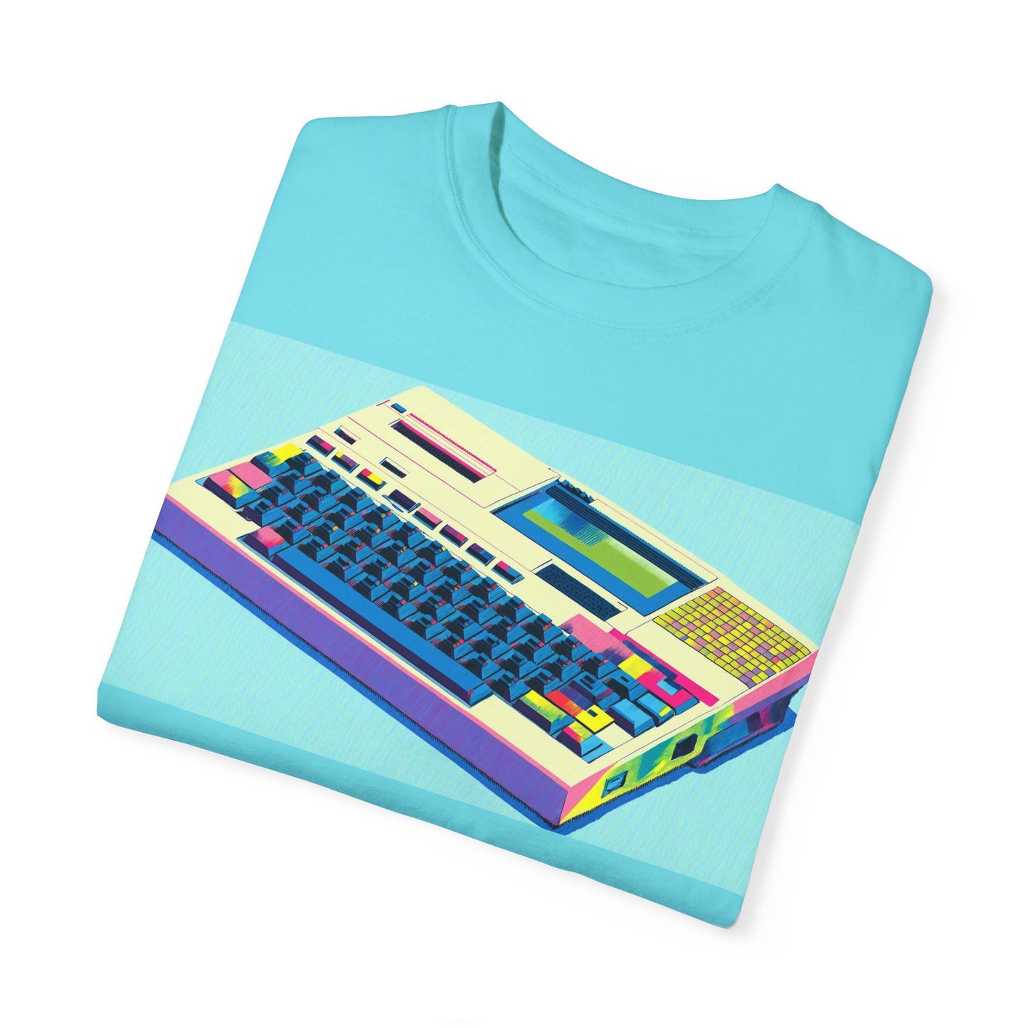 Classic Laptop Computer T-Shirt - Print Art Multi-Color