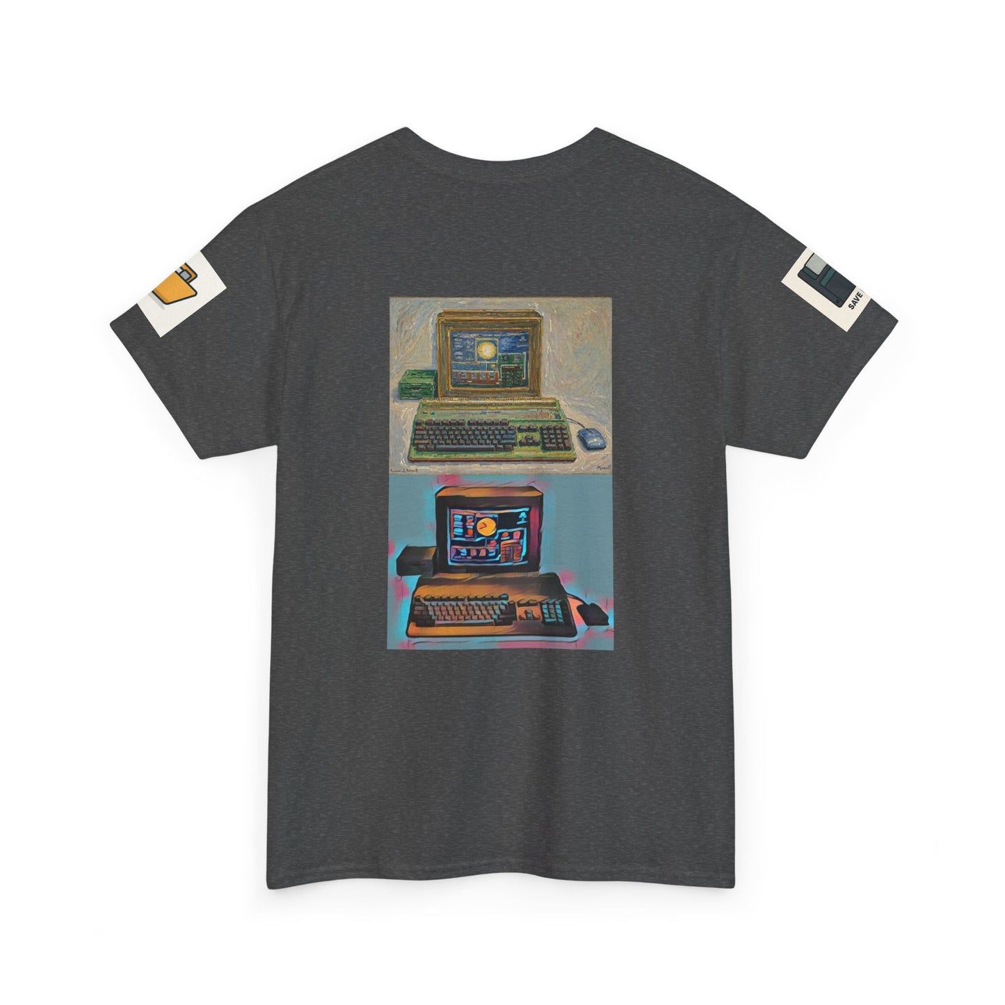 Retro Computer Tee — Vintage PC Graphic T‑Shirt for Tech Lovers
